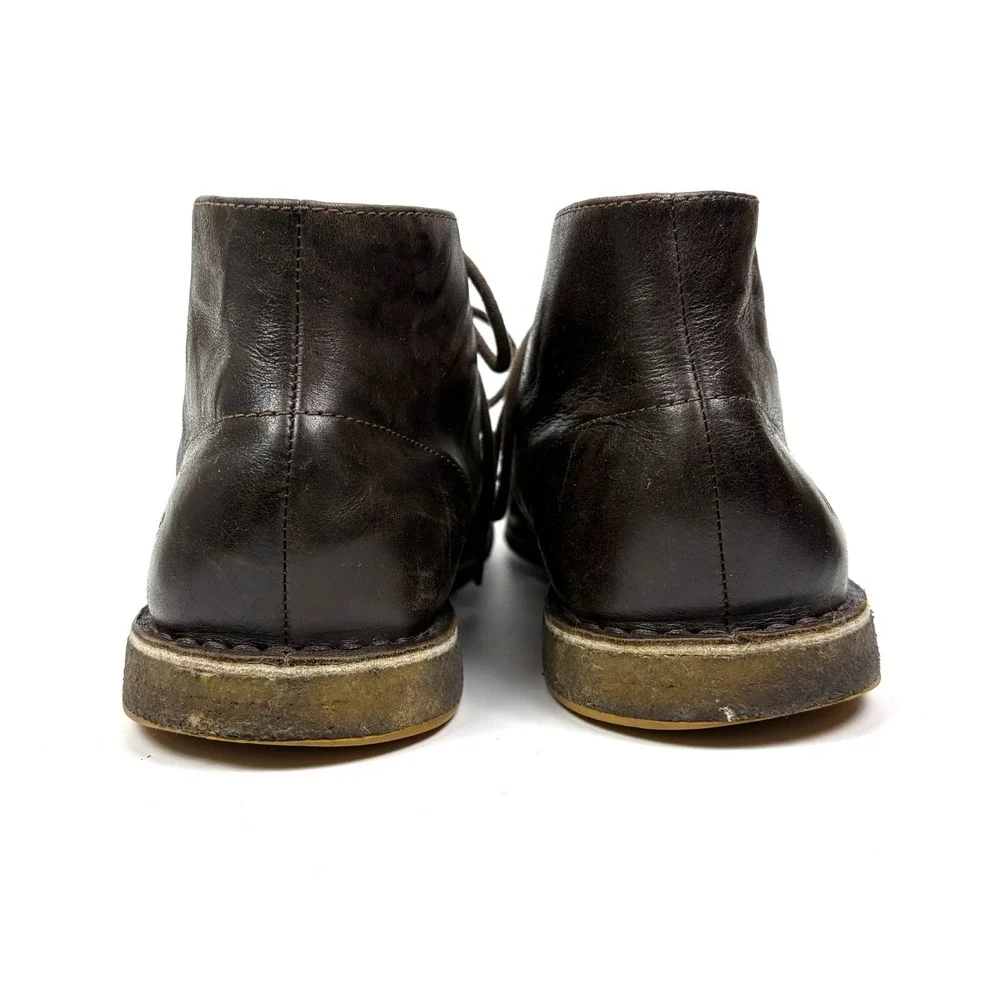 UGG Leighton‎ Chukka Boots Mens Sz 12 Chocolate Brown 3275 Sherpa Insoles